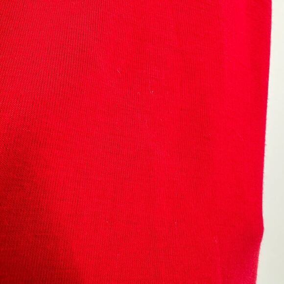 Lou & Grey Red Collared Split Neck Sleeveless Pullover Casual Top Size Medium - Picture 6 of 10